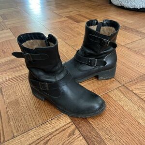 Leather Combat Boots